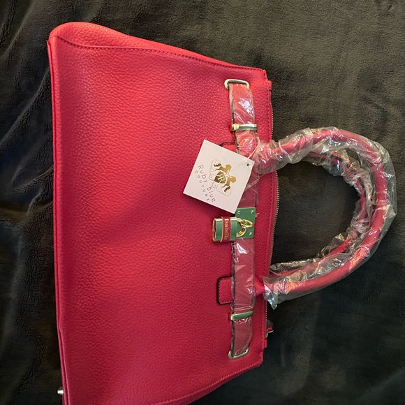 Ruby blue couture Isabelle purse - Picture 2 of 4